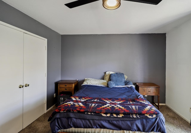 3268 Lyndsey Ln, Anderson, CA 96007 - bedroom featuring carpet and a ceiling fan