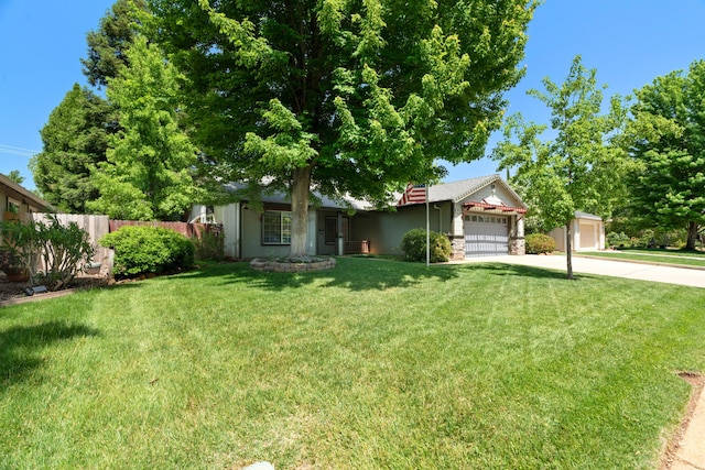 1946 Jeanae Ct, Redding, CA 96002 - view of front of property with an attached garage and concrete driveway