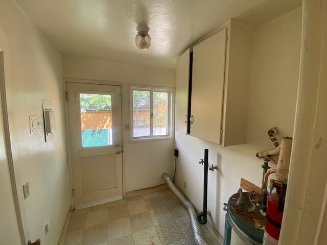 entryway featuring light floors