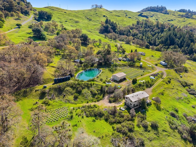 8686 Bell Springs Rd, Garberville, CA 95542 - overview of rural landscape with a pool