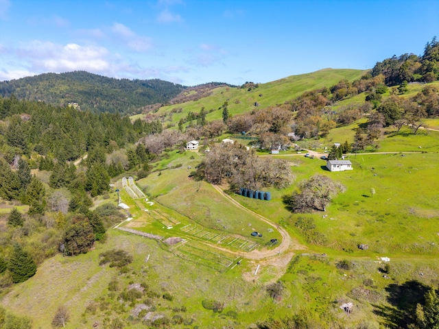 8686 Bell Springs Rd, Garberville, CA 95542 - aerial view of sparsely populated area featuring mountains
