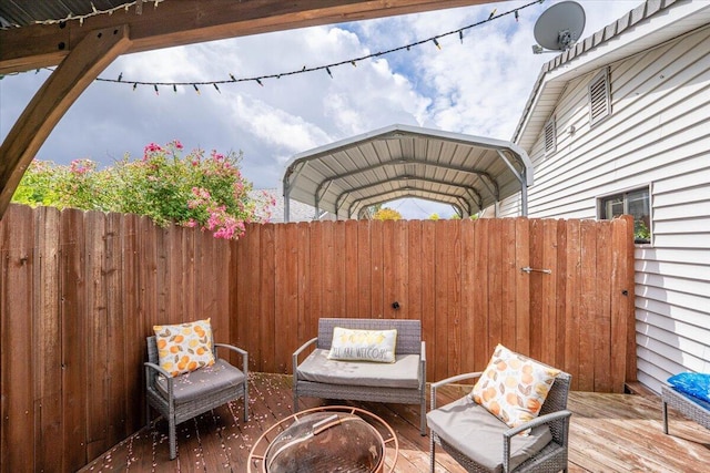 7597 Terra Linda Way, Redding, CA 96003 - view of patio featuring fence and a wooden deck