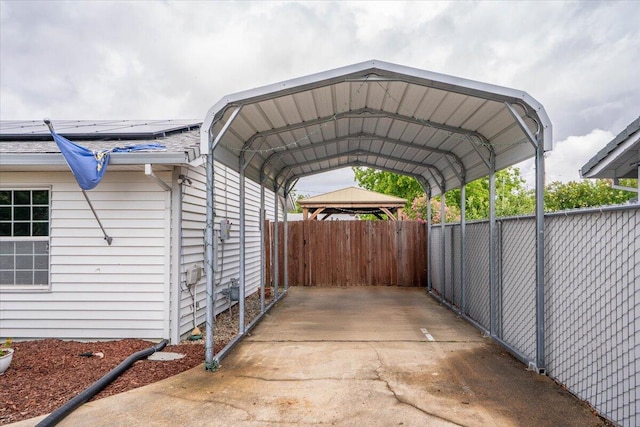 7597 Terra Linda Way, Redding, CA 96003 - view of parking with fence and a carport