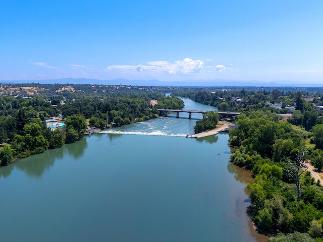 1836 Del Mar Ave, Redding, CA 96003 - aerial view of a nearby body of water and a heavily wooded area