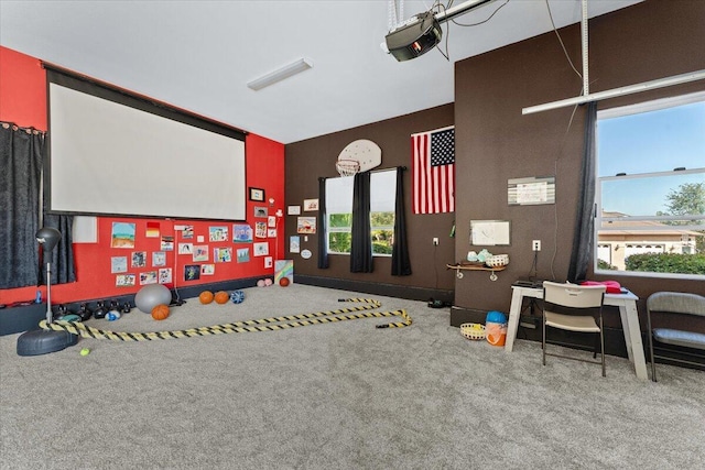 1235 Chandon Ct, Redding, CA 96003 - view of carpeted cinema room