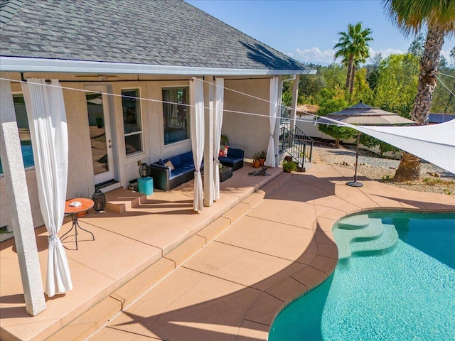 1235 Chandon Ct, Redding, CA 96003 - swimming pool with a patio