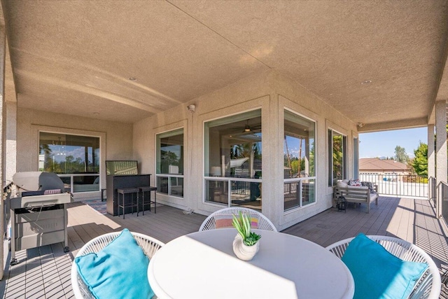 1235 Chandon Ct, Redding, CA 96003 - deck with outdoor dining space