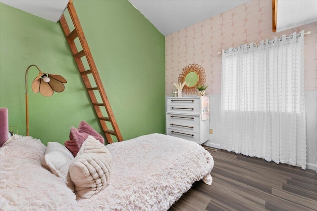 19697 Old Indian Trl, Redding, CA 96003 - bedroom with dark wood-style floors and baseboards