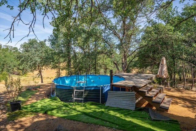 19697 Old Indian Trl, Redding, CA 96003 - view of swimming pool