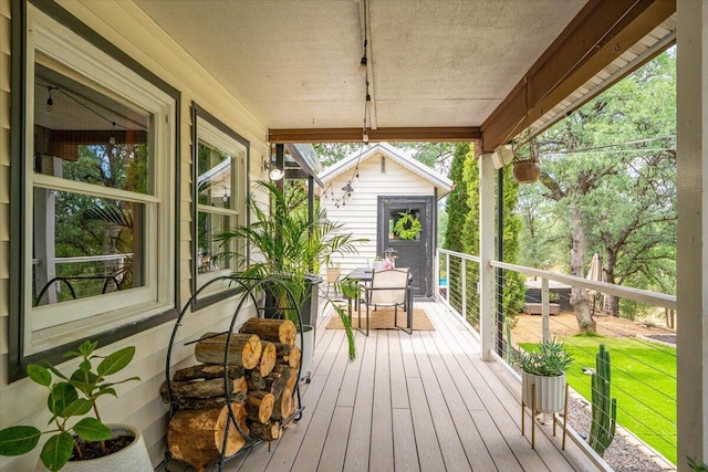 19697 Old Indian Trl, Redding, CA 96003 - view of deck