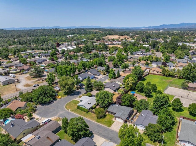 2682 Marvin Trl, Redding, CA 96001 - aerial perspective of suburban area featuring a mountainous background