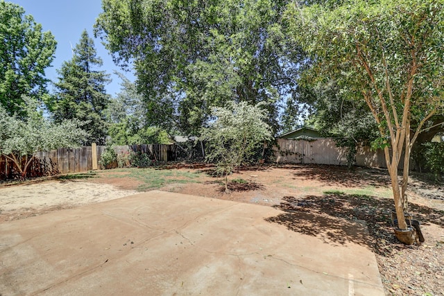 view of patio / terrace featuring a fenced backyard