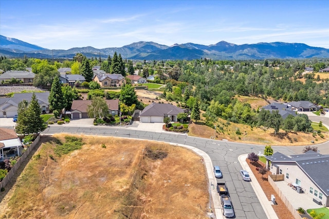 792 Bellagio, Redding, CA 96003 - aerial perspective of suburban area featuring a mountain backdrop