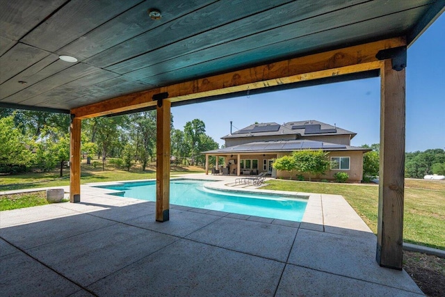 20030 Clay Ct, Cottonwood, CA 96022 - outdoor pool featuring a patio area and a yard