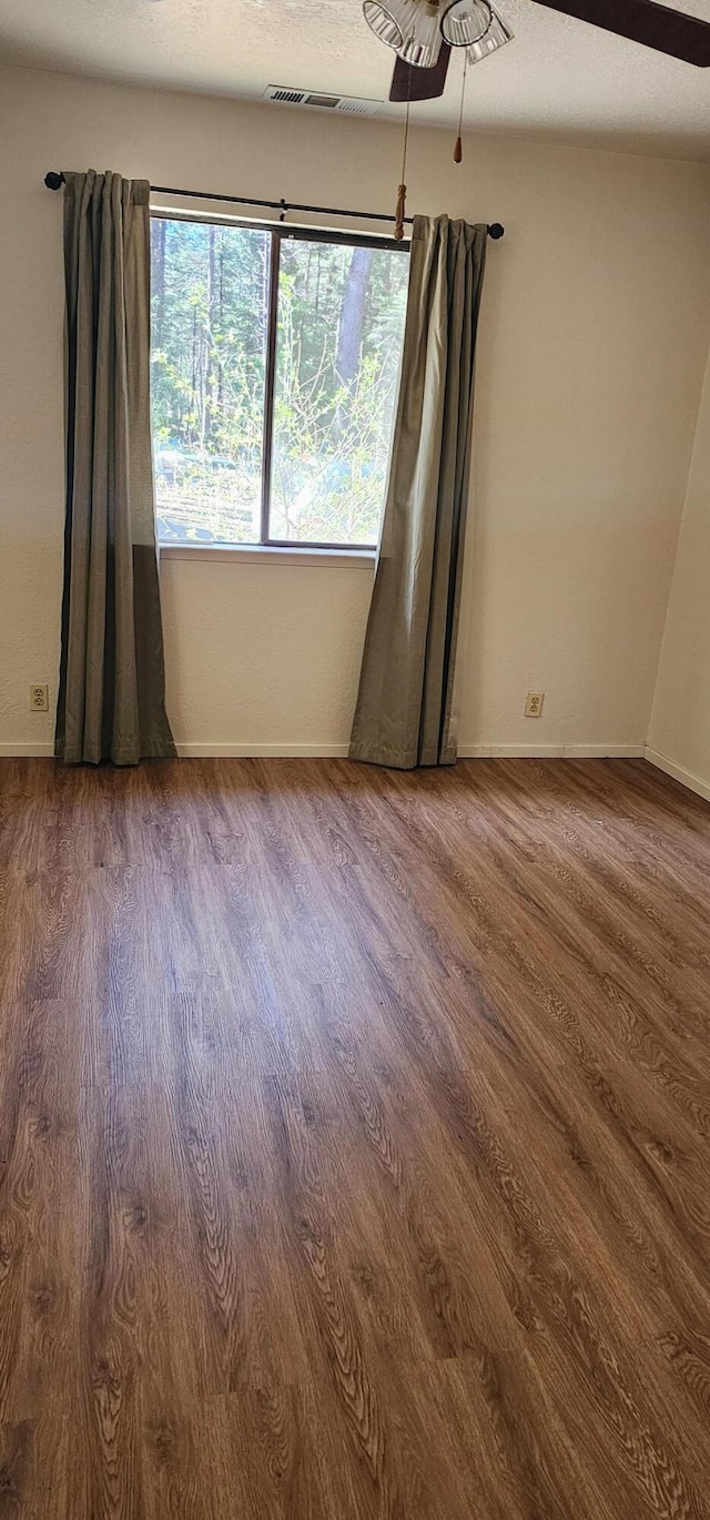 7670 Cedar Crest Rd, Shingletown, CA 96088 - unfurnished room with wood finished floors and baseboards