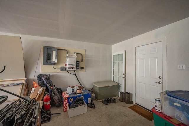 12876 E Fork Rd, French Gulch, CA 96033 - garage with electric panel