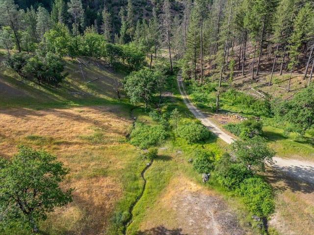 12876 E Fork Rd, French Gulch, CA 96033 - drone / aerial view of a heavily wooded area