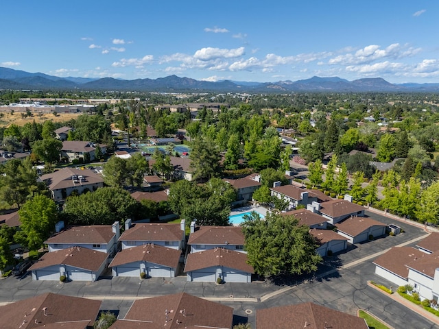200 Ridgetop Dr # 26, Redding, CA 96003 - aerial perspective of suburban area with a mountain backdrop