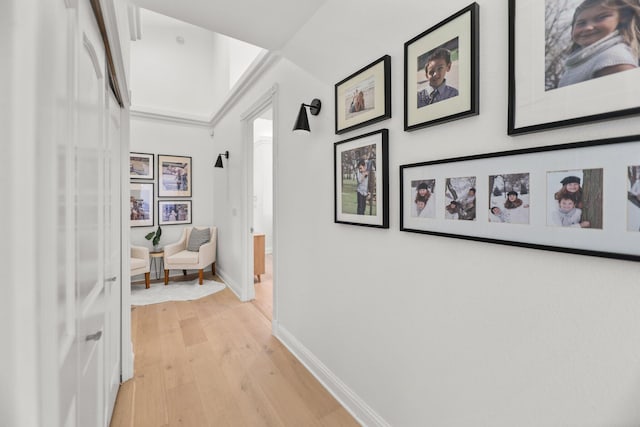 2154 Harvard Way, Redding, CA 96003 - hallway with light wood-style flooring and baseboards