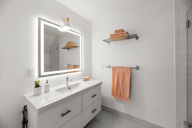 2154 Harvard Way, Redding, CA 96003 - bathroom with vanity and tiled shower