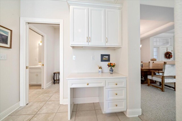 110 Agua Verdi Dr, Red Bluff, CA 96080 - corridor with baseboards and light tile patterned flooring