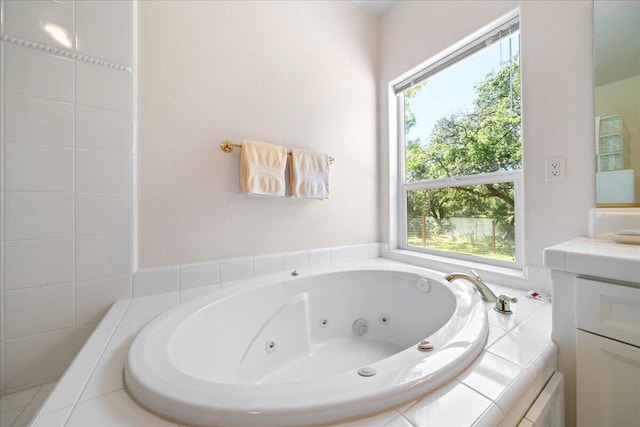 110 Agua Verdi Dr, Red Bluff, CA 96080 - bathroom with vanity and a whirlpool tub