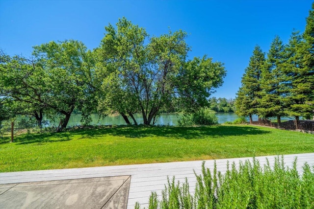 110 Agua Verdi Dr, Red Bluff, CA 96080 - view of yard with a water view