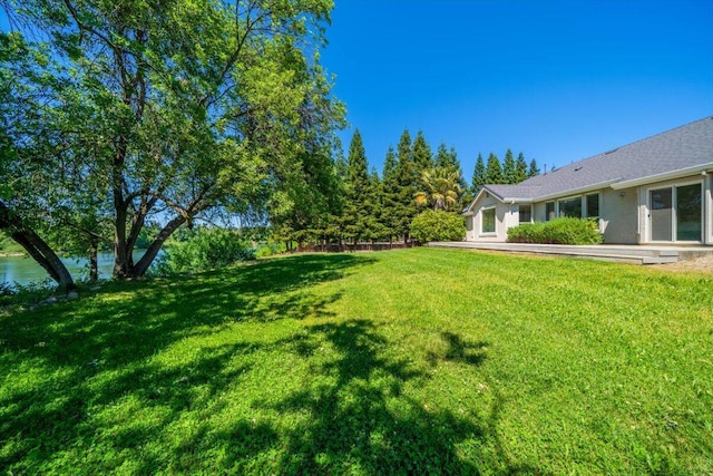 110 Agua Verdi Dr, Red Bluff, CA 96080 - view of green lawn with a water view