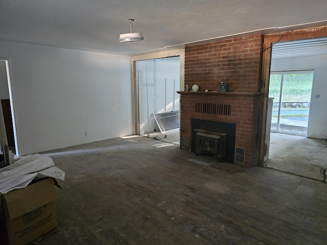 4680 Cedars Rd, Redding, CA 96001 - unfurnished living room with wood finished floors
