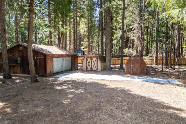 35267 Nehemiah Dr, Shingletown, CA 96088 - view of yard featuring a garage