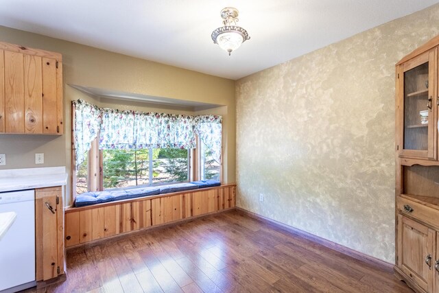 35267 Nehemiah Dr, Shingletown, CA 96088 - unfurnished dining area featuring wood finished floors and baseboards