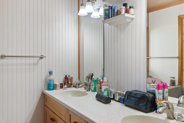 27339 Hobart Rd, Shingletown, CA 96088 - bathroom featuring double vanity