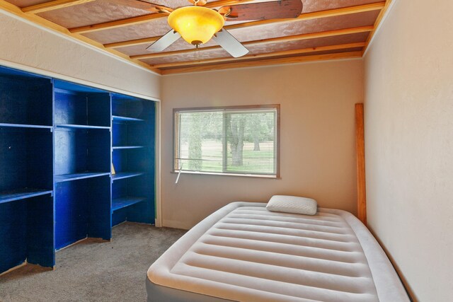 27339 Hobart Rd, Shingletown, CA 96088 - bedroom featuring carpet floors and a ceiling fan