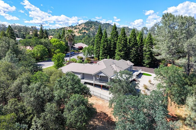 view from above of property