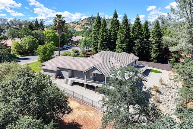 view of subject property