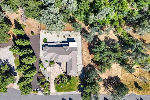 view from above of property