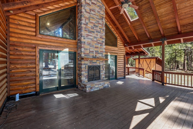 7185 Whispering Winds Ct, Shingletown, CA 96088 - view of deck
