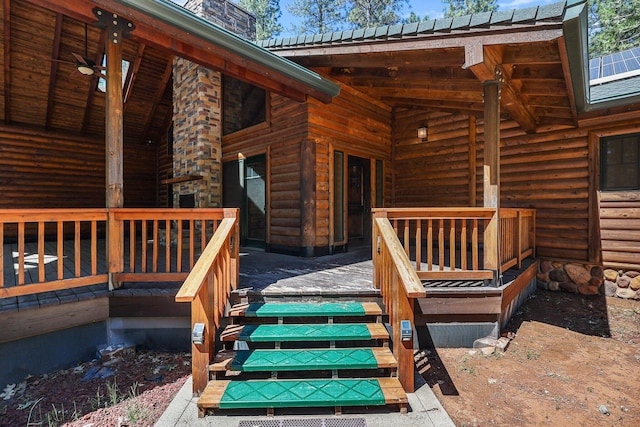 7185 Whispering Winds Ct, Shingletown, CA 96088 - view of wooden terrace