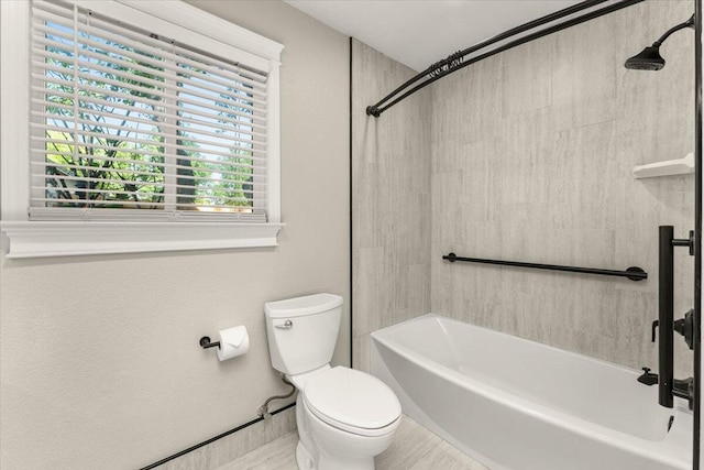 507 Olympic St, Redding, CA 96003 - bathroom featuring toilet and tub / shower combination