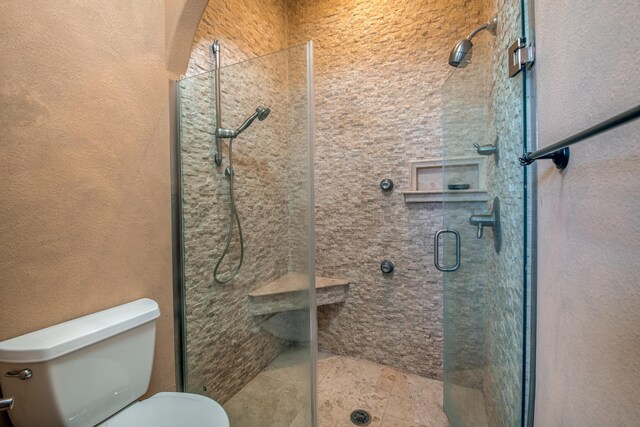 4684 Oak Glen Dr, Redding, CA 96001 - full bath featuring a stall shower and toilet