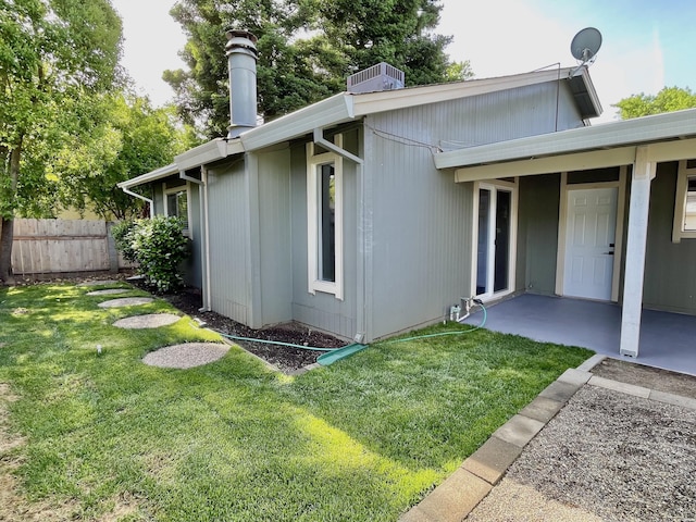 1808 Del Mar Ave, Redding, CA 96003 - view of property exterior featuring a patio and central AC
