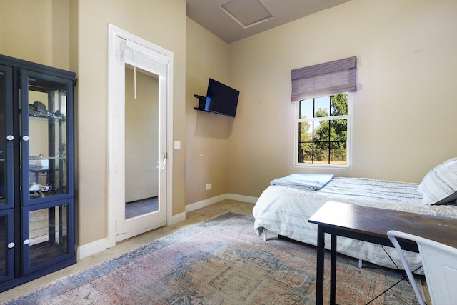 20284 Domaine Pl, Anderson, CA 96007 - carpeted bedroom with baseboards and attic access