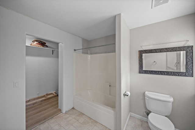 1706 Stanton Dr, Shasta Lake, CA 96019 - full bathroom with toilet and shower / bathtub combination