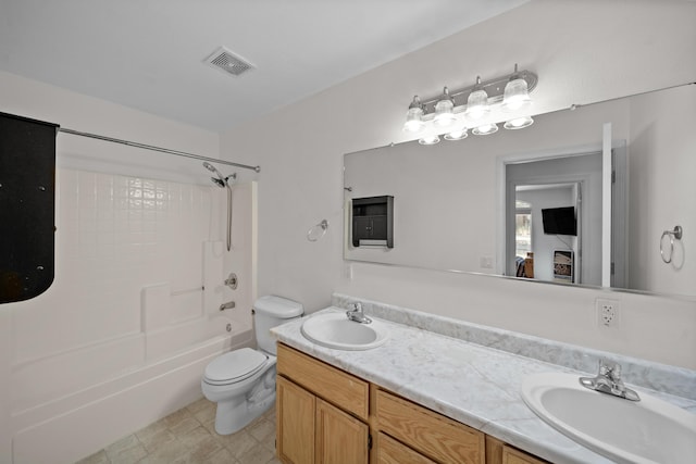 1706 Stanton Dr, Shasta Lake, CA 96019 - bathroom with double vanity and  shower combination