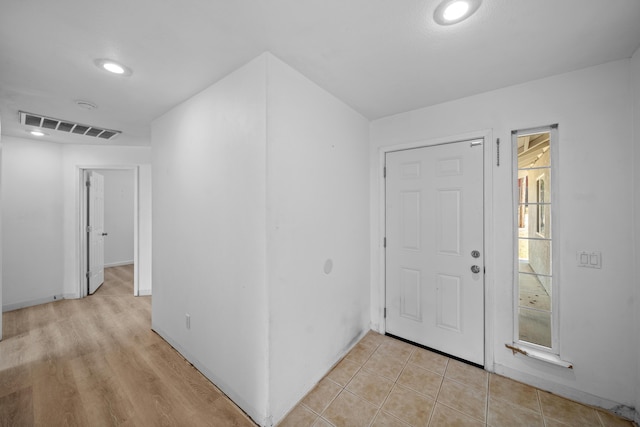 1706 Stanton Dr, Shasta Lake, CA 96019 - foyer with recessed lighting and light wood-style floors