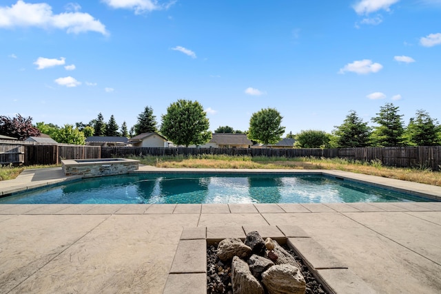 6552 Capitola Pl, Redding, CA 96001 - view of swimming pool featuring a fenced backyard and a patio