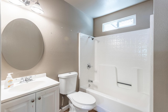 1556 Santa Fe Ave, Redding, CA 96003 - full bathroom featuring vanity, toilet, and tub / shower combination