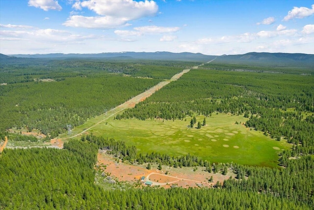 2125 Lava, Mccloud, CA 96057 - drone / aerial view of a heavily wooded area and a mountainous background