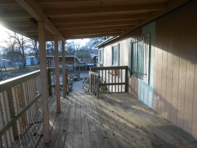 1090 Crooked Oak Ln, Redding, CA 96003 - view of wooden deck