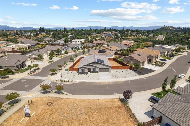 903 Katmai Pl, Redding, CA 96001 - aerial perspective of suburban area featuring a mountainous background